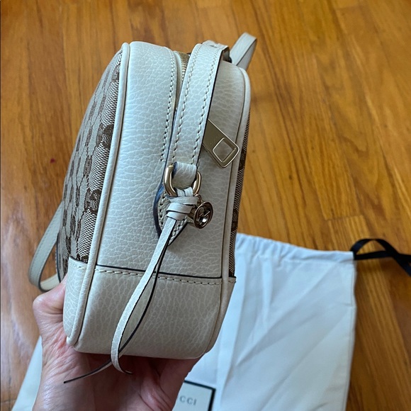 New Gucci Bree Disco Crossbody Bag GG Canvas - Picture 6 of 12
